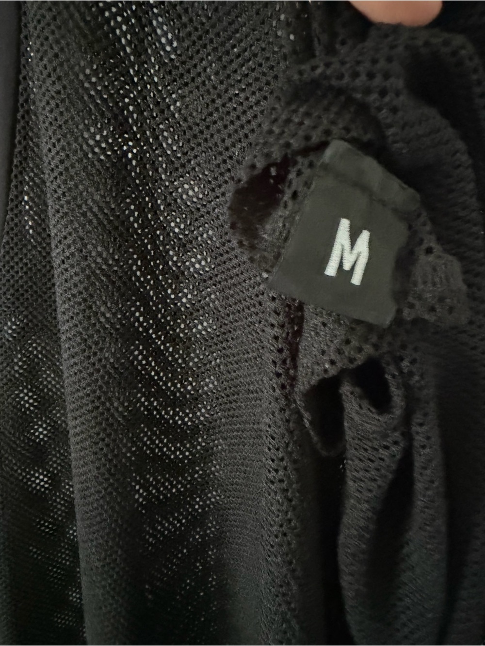 Evan Biddell Black Mesh Playsuit Jumpsuit Medium - Picture 5 of 6